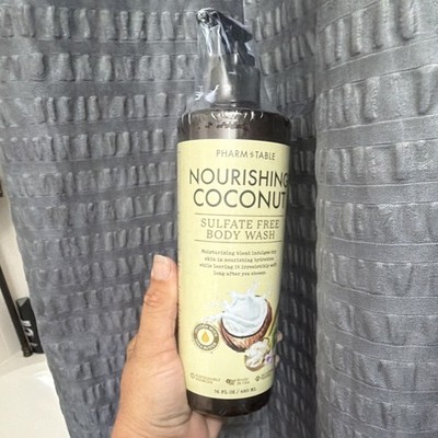 Pharm Table Nourishing Coconut Sulfate-Free Body Wash Liquid 16.7 oz/480 mL