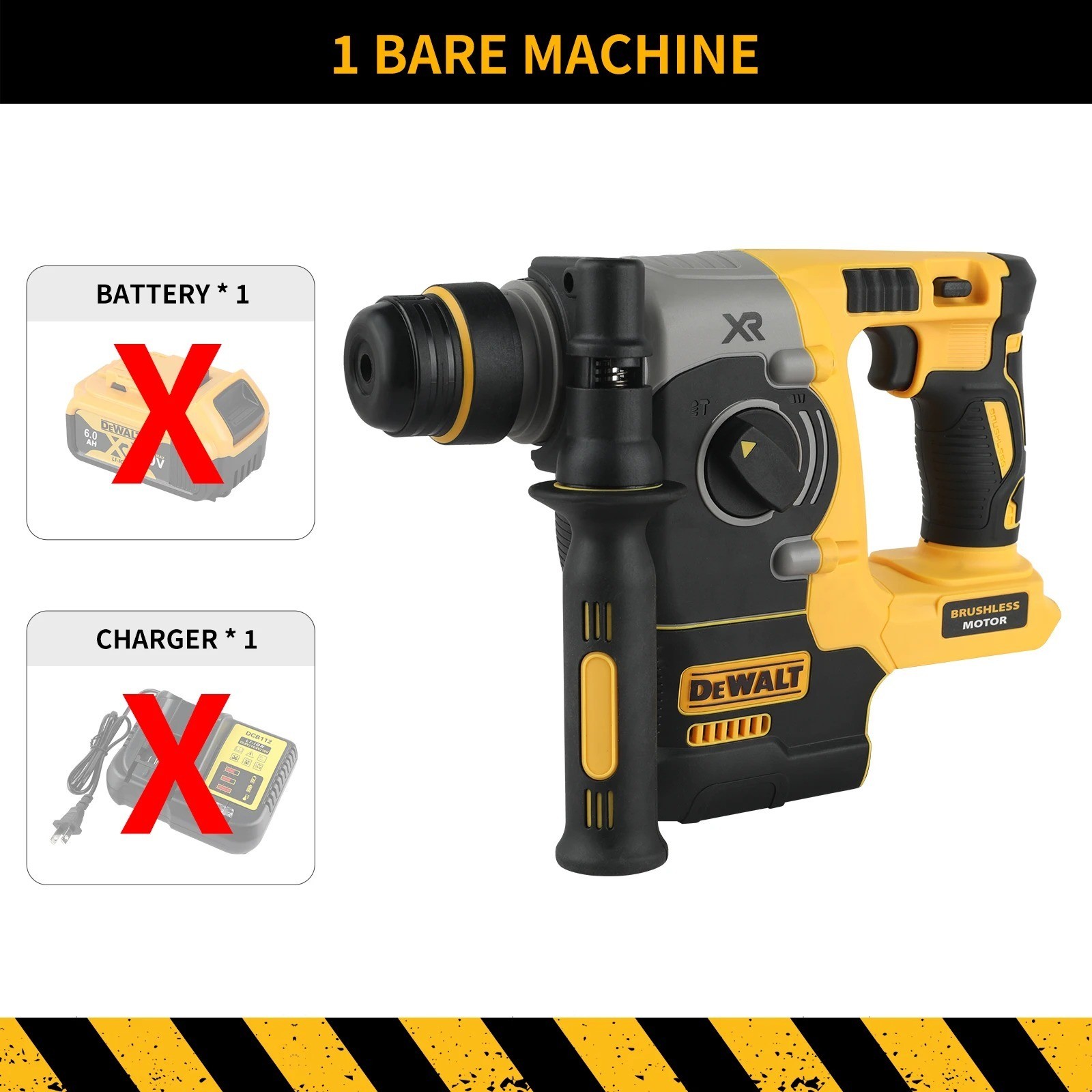 DeWalt DCH273N 18v XR Cordless Brushless SDS Plus Rotary Hammer Drill Tool Only