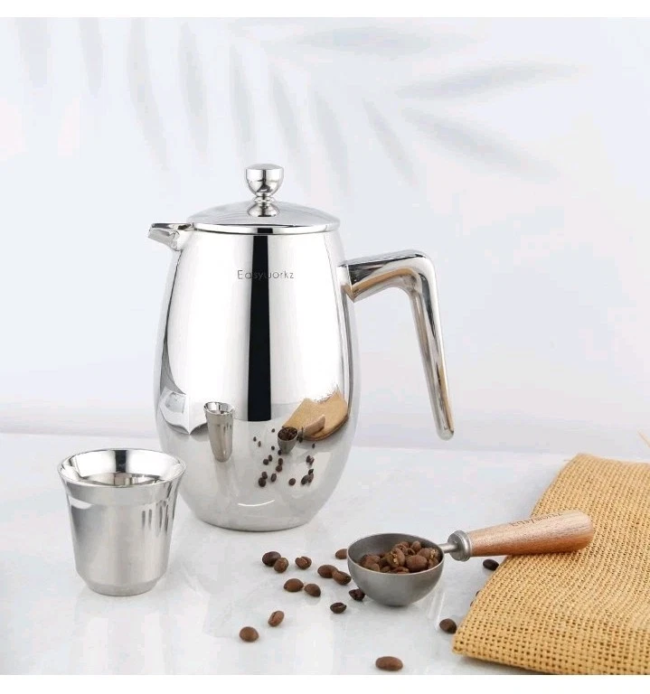 Easyworkz Nando Double Wall French Press Coffee Maker 1000ml DENTED