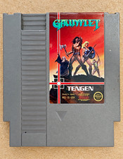 Gauntlet for Nintendo NES, licensed Tengen gray cartridge (NES-GL-USA) Cart only