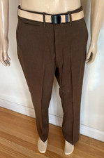WW2 ERA (1946) US ARMY  18 OZ WOOL SERGE FIELD TROUSERS OD 33  (34 X 33)
