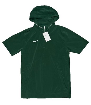 NEW Nike Men's Small Short-Sleeve Hooded Woven Coach Ftbll Jacket FJ9548-342