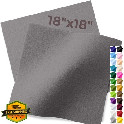 IONTACH Felt Fabric Sheets 18'' Dark Grey 2 Pack
