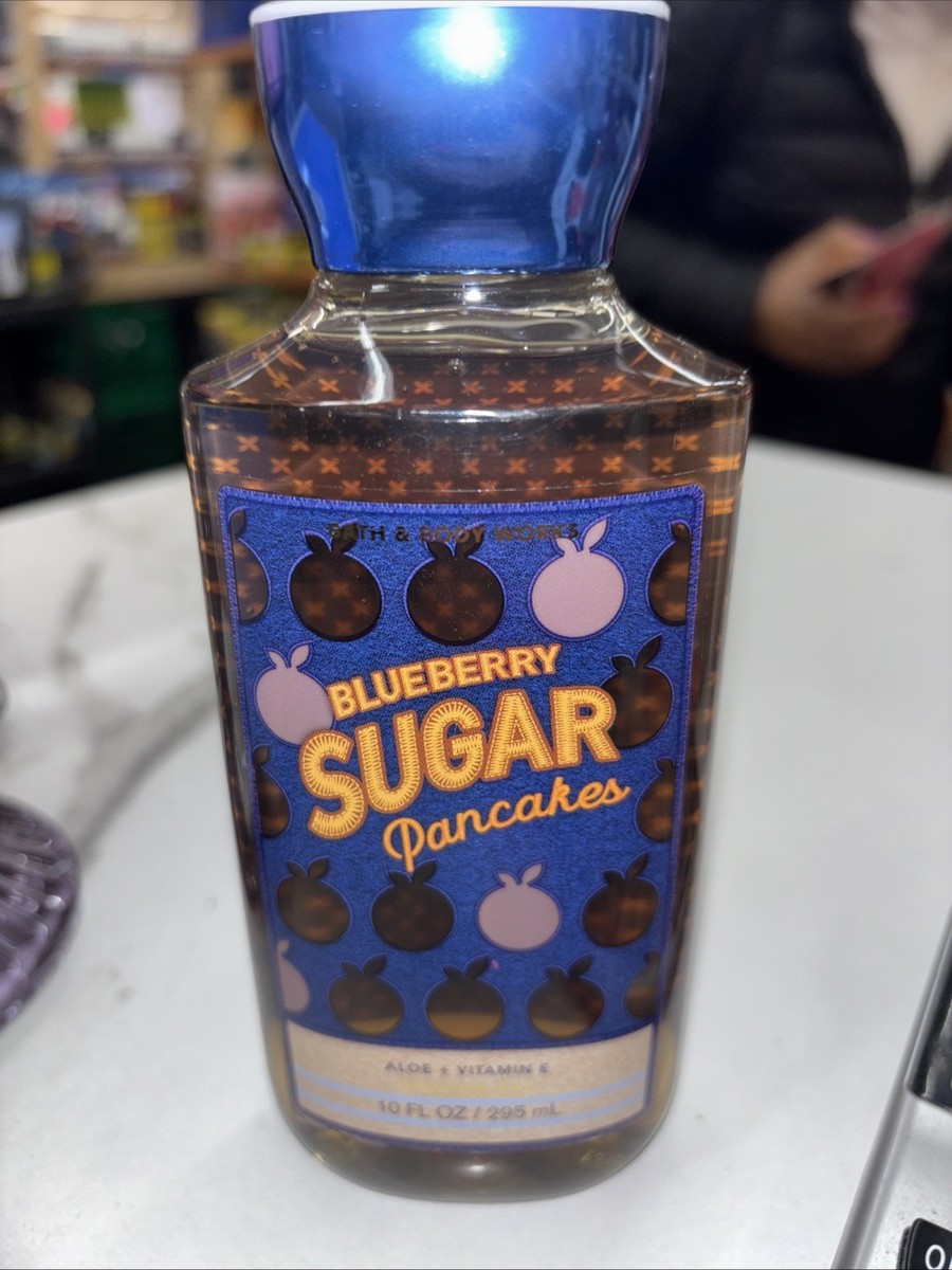 Bath & and Body Works 💙 Blueberry Sugar Pancake 10 oz Shower Gel Body Wash 
