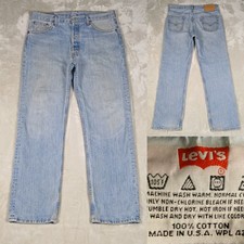 Vintage Levi's 501 Jeans 36x30 Men's Made In USA Button Fly