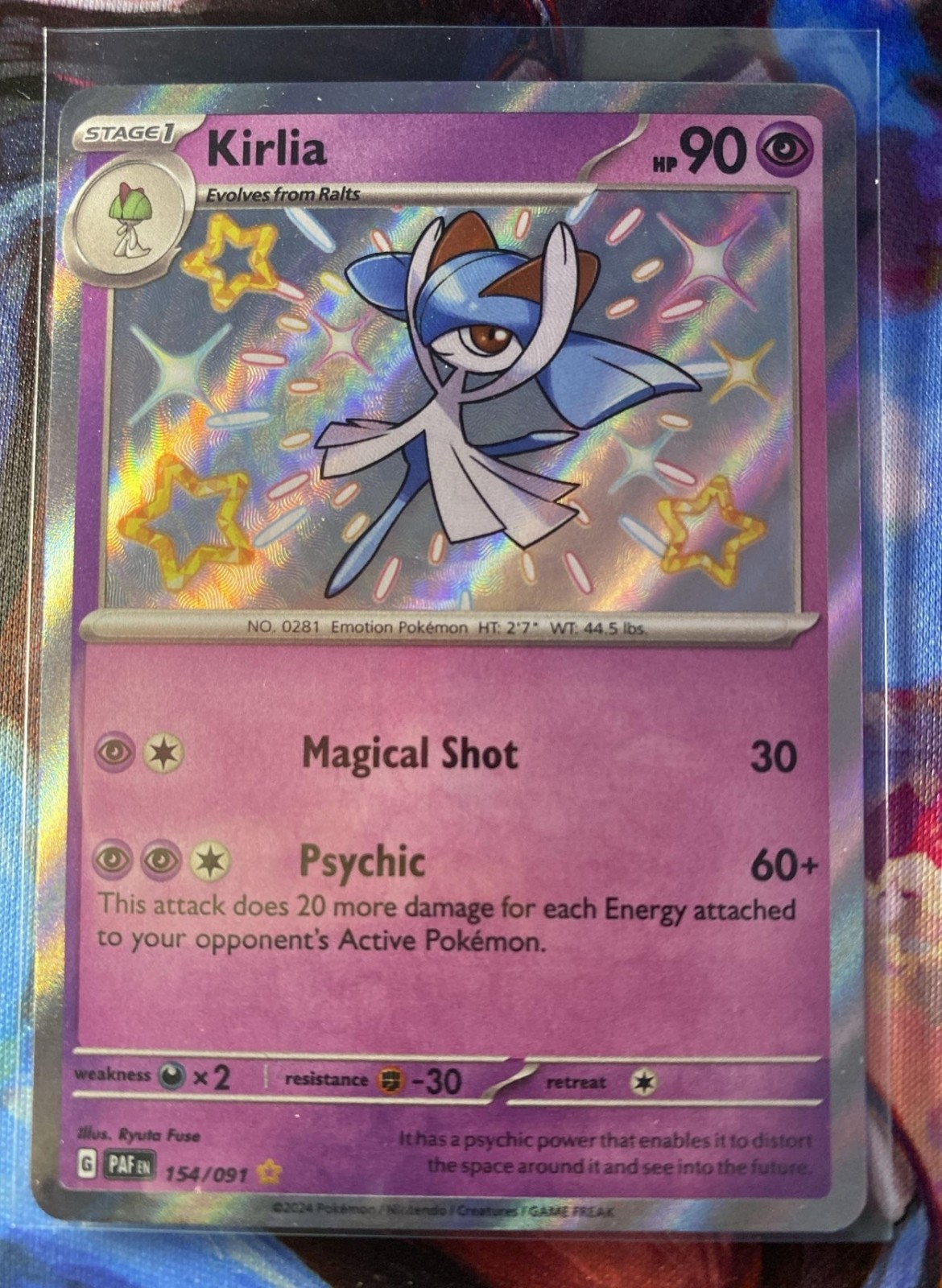 2024 Pokemon Paldean Fates Kirlia #154/091