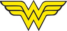 Wonder Woman Logo Sticker Classic Window Laptop Bumper Vinyl Decal