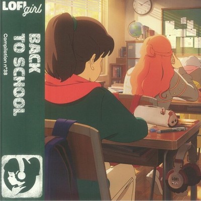VARIOUS - Back To School - gatefold white & brown marbled vinyl 2xLP + sticker