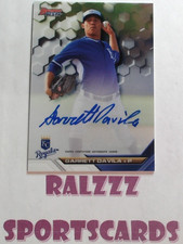 Garrett Davila 2016 Bowman's Best Best of '16 Auto Royals #B16-GD On-Card