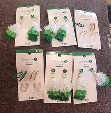St Patricks Day Earrings Lot For St. Patrick's Day
