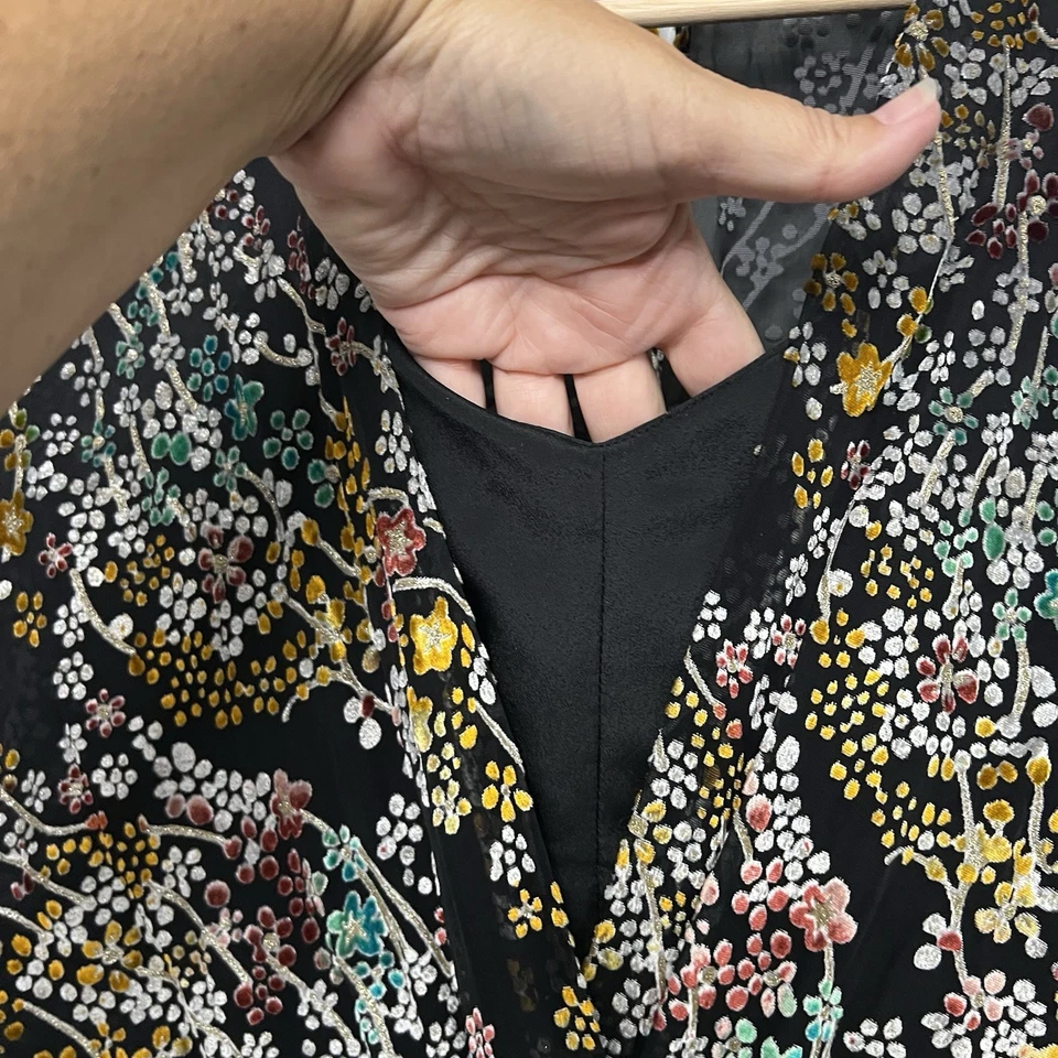 Maxi Vestido Mono Terciopelo Burnout Talla 12 Moulinette Soeurs Woodland Para Mujer Foto 4 de 4