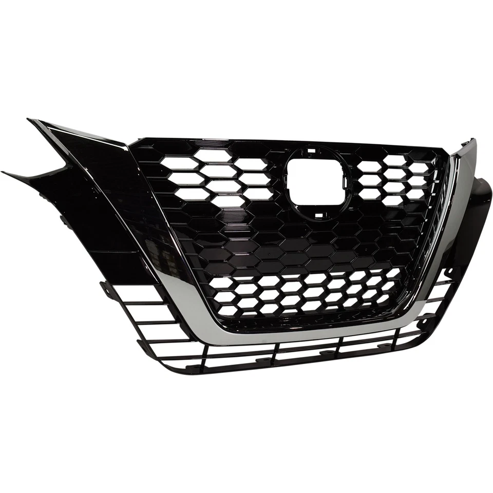 Grille Assembly For 2019-2021 Nissan Altima Gloss Black Shell Honeycomb Insert Foto 2 de 4