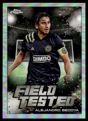 Alejandro Bedoya 2022 Topps Chrome MLS Field Tested #FT14 Philadelphia Union