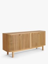 John Lewis Slatted TV Stand Sideboard for TVs up to 60", Oak Rrp £749 R51