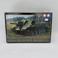 Tamiya Russian Tank Destroyer SU122 1/48 #32527 Military Miniatures - NEW SEALED