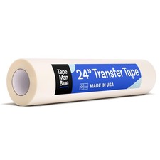 24" x 300' Roll of Clear Transfer Tape for Vinyl, Made in America, Premium-Vi...