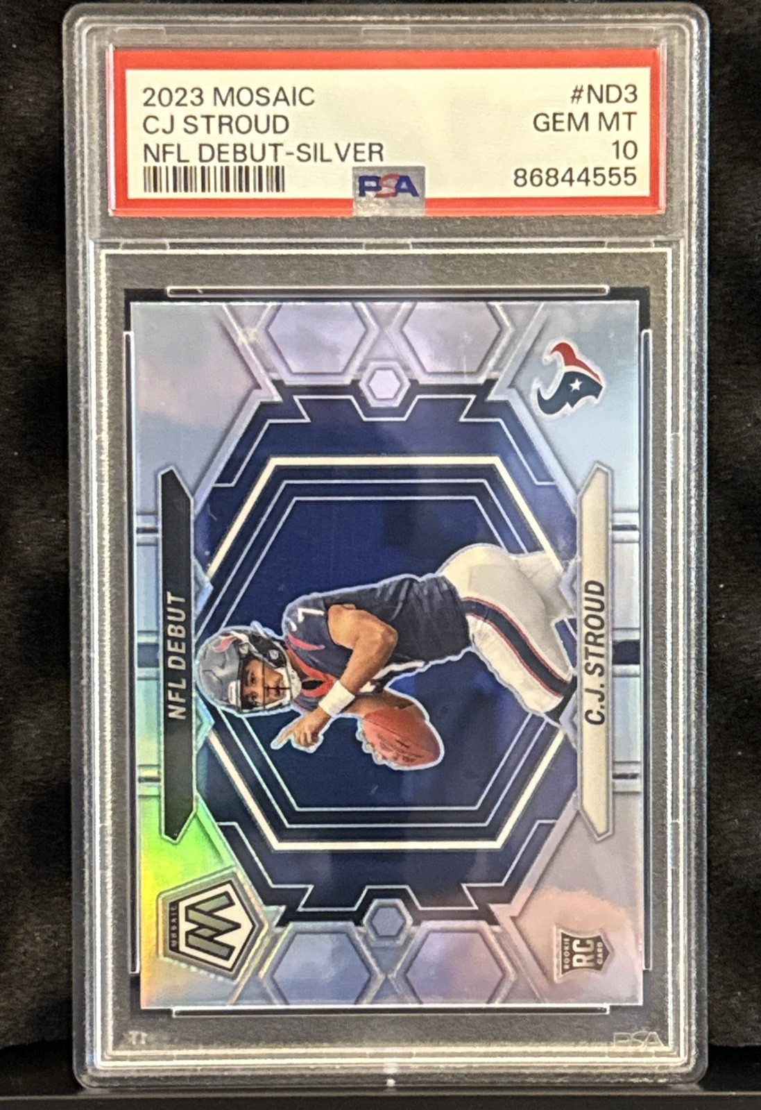 CJ Stroud Panini Mosaic NFL Debut #ND3 Silver