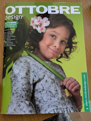 Ottobre Magazine Summer 3/2018 New and Uncut Euro Sewing Patterns Kids Fashion