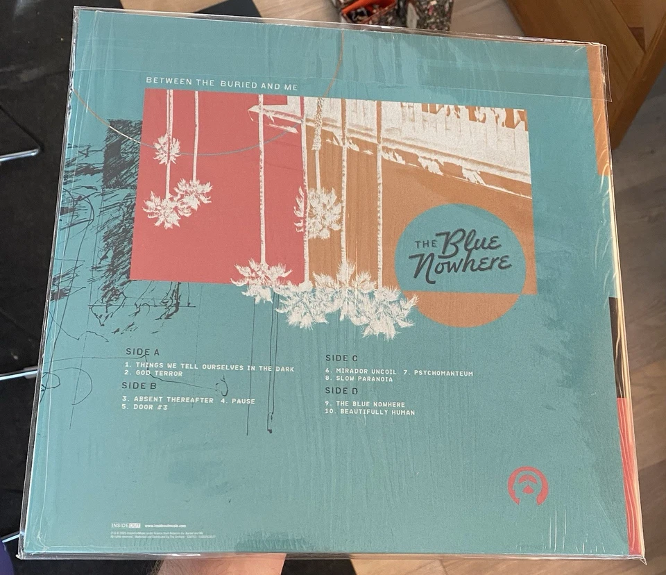 Between The Buried And Me The Blue Nowhere Indie Coke Bottle Clear 2LP SIGNED - Image 2 of 2
