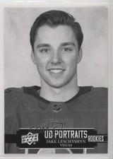 2021-22 Series 2 UD Portraits Rookies Black and White 77/99 Jake Leschyshyn 0wp8