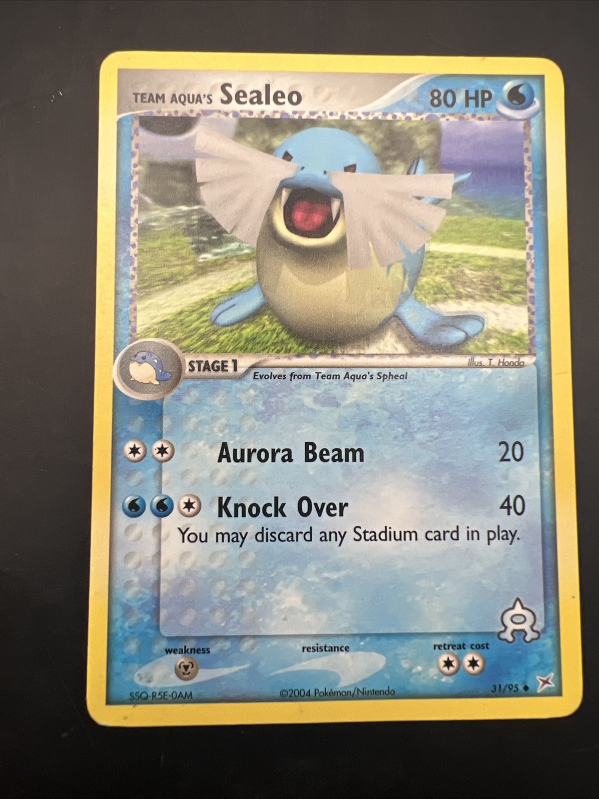 SEALEO - 31/95 - Team Magma Vs Team Aqua - Uncommon - Pokemon Card - MP