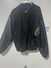 Mens 3XL Golden Bear USA Varsity Jacket Vintage Wool Leather Letterman Sterling