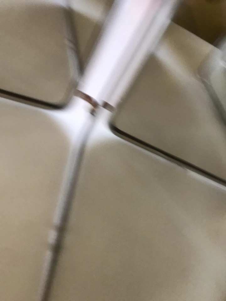 Ancien miroir triptyque de barbier Chaîne - Photo 2/4