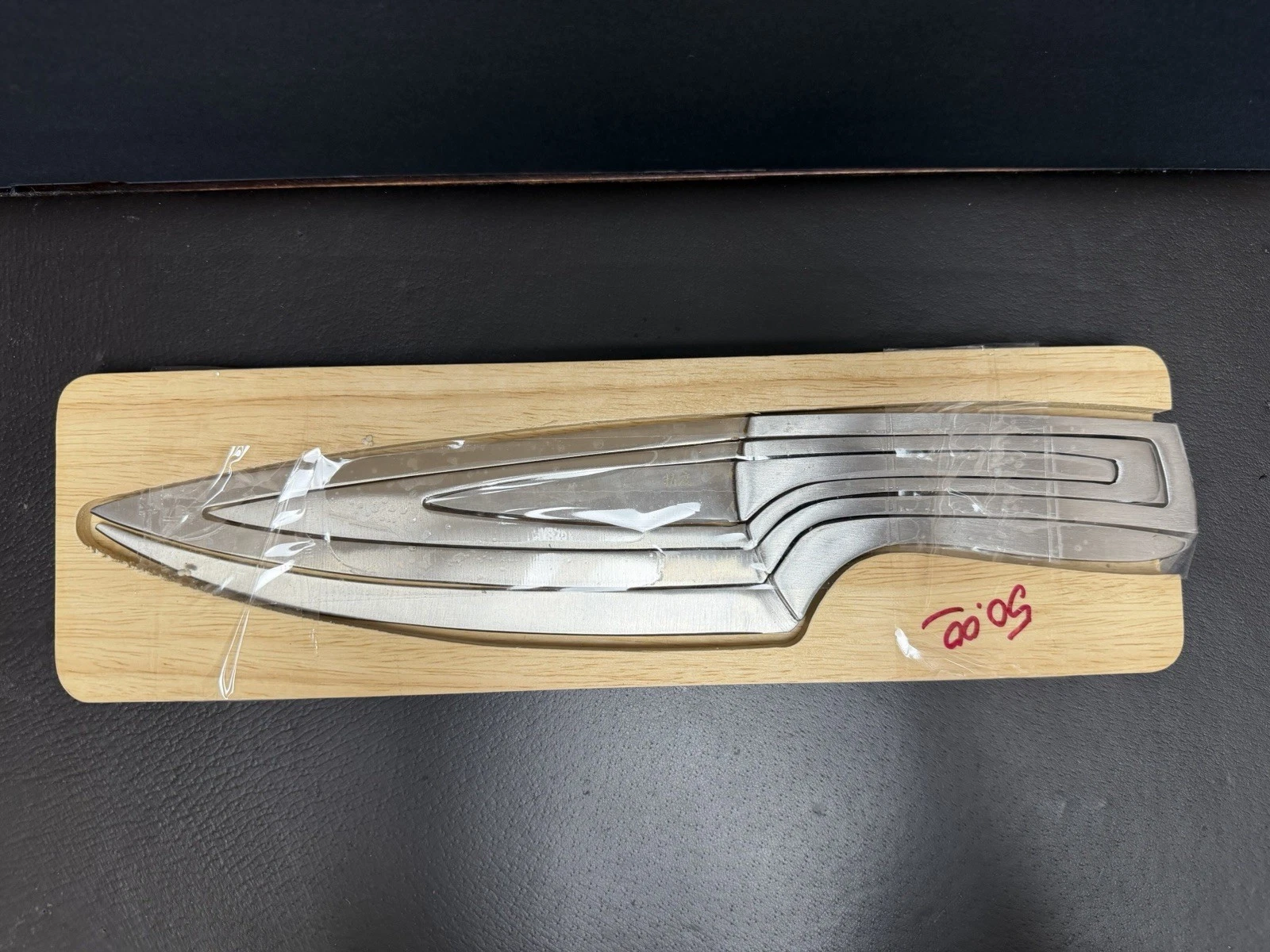 Stainless Steel Nesting Chef's Knife Set with magnetic holder
Opens in a new window or tab