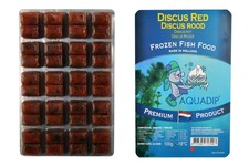 Aquadip Frozen Discus Beefheart Colour Red Food 100g Blister Pack Fish Aquarium