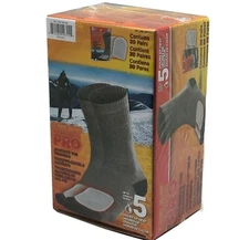 Heat Pro Adhesive Toe Warmers Air Activated 5 Hours Heat 30 Pair Exp: 03/01/29