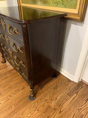 HENREDON Traditional French Rococo Mahogany Chest Of Drawers - Stunning! EXC.) - Picture 11 of 12
