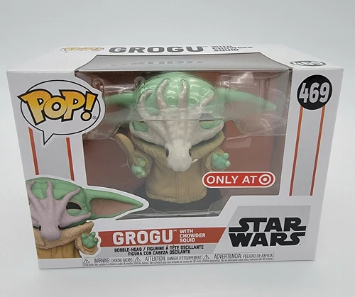 Funko Pop! - Star Wars - Grogu with Chowder Squid - #469 - Target Exclusive
