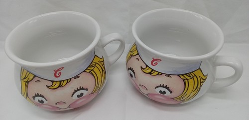 2 Vintage 1998 Campbell Soup Kid Collectible Mug Cup Bowl - Picture 2 of 5
