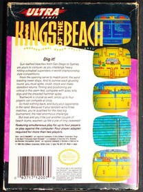 Kings of the Beach Ultra Authentic Nintendo NES EXMT+ condition COMPLETE n box!