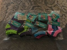 Toddler Kids socks low cut 12 pair fun colors size 4-6 for 2 to 5 yr olds NIP