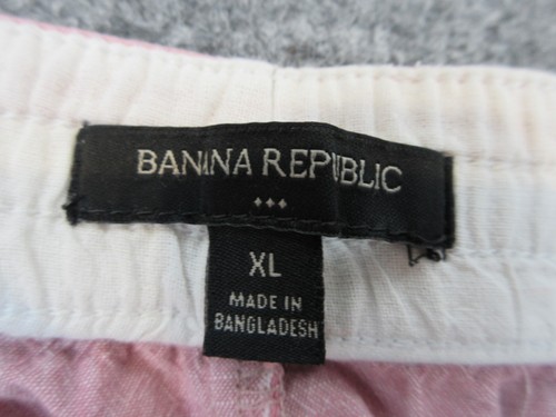 Banana Republic Shorts Mens Extra Large Pink Preppy Lightweight Casual 39X19 - Picture 6 of 11