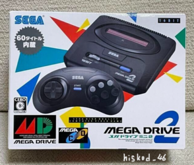 Sega Mega Drive Mini 2 Game console & Controller Black W/ Box