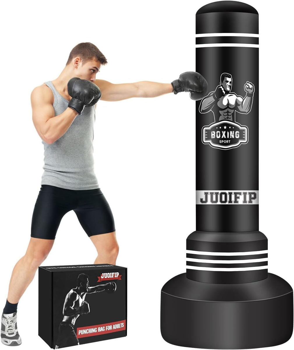 175cm Freestanding Heavy Punching Bag Adult Stand Boxing MMA Muay Thai  Training