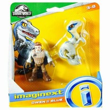 OWEN  BLUE jurassic park jurassic world Fisher Price NEW Imaginext velociraptor