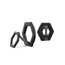 UAG Magnetic Phone Ring Stand Compatible with MagSafe, 360 Rotation Black/Silver