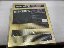 (1) Maxell Ud 35-180 10-inch Metal Reel 1/4" Recording New Each.