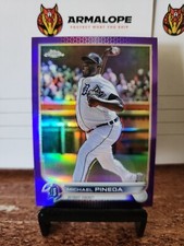 2022 Topps Chrome Update Michael Pineda Purple Refractor   #USC45 Detroit Tigers