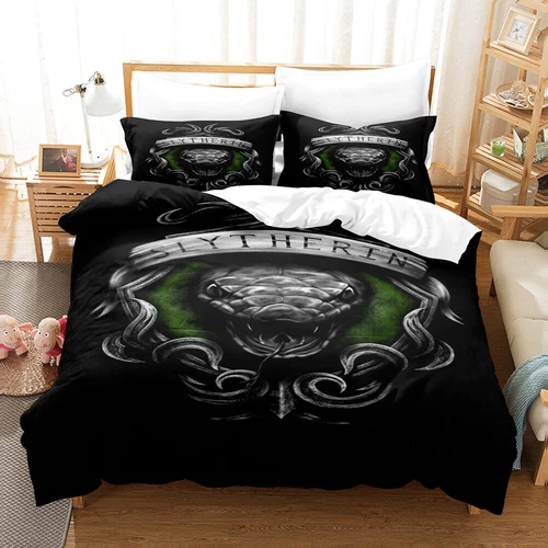 UK Harry Potter Bedding Set 2/3 PCS Quilt Duvet Cover Dorm Single Double King // - Picture 38 of 49