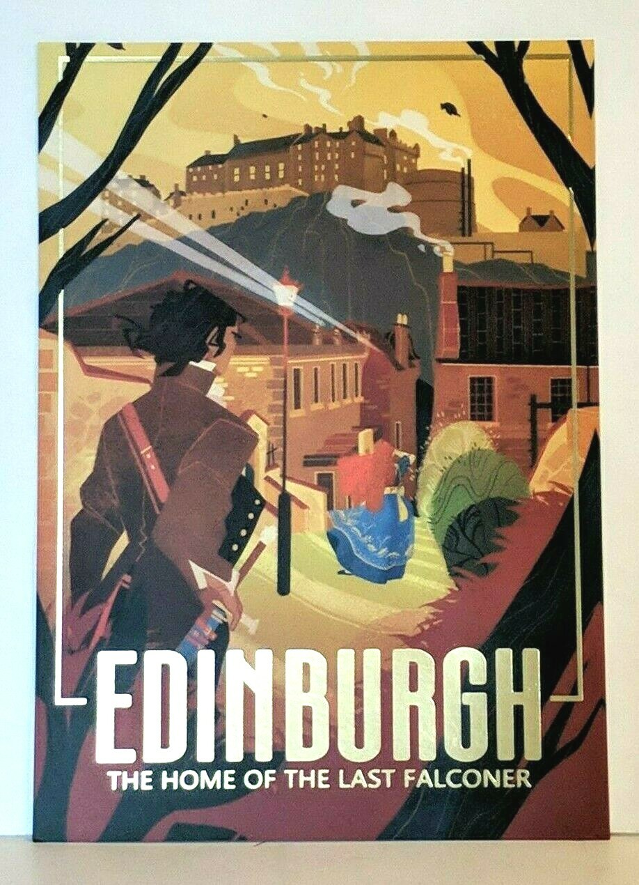 LTD ED Falconer Illumicrate Print Poster Elizabeth May Aileana & Kiaran  