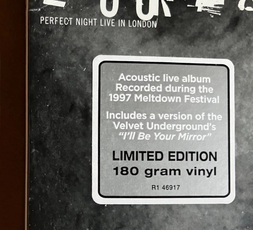 LOU REED A Perfect Night Live Acoustic 2LP 2017 US 1st Vinyl NEW SEALED RSD/7000 - Image 2 of 4