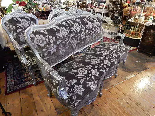 White 2024 vintage sofa