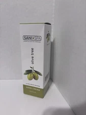 Sani + Spa  Olive Hand And Nail Cream 80ml 2.7 Oz New