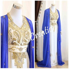 SALE New Moroccan Dubai Kaftans Farasha Abaya Dress Very Fancy Long Gown MS 490