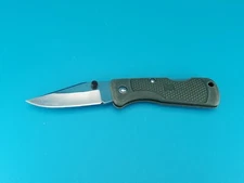 Vintage SOG Specialty Knives Green Handle Plain Edge Lockback Pocket Knife!