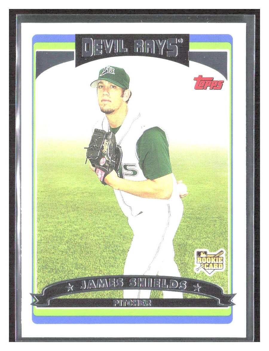 2006 Topps Updates & Highlights James Shields RC #UH147 Tampa Bay Devil Rays